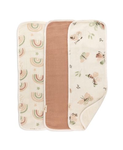 Crane Baby Parker Набор пеленок Rainbow/Butterfly, 3 шт.