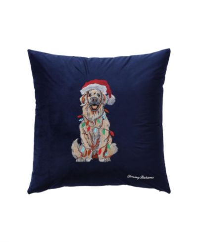 Декоративная подушка Tommy Bahama Home Holiday Retriever Felt 20" x 20"