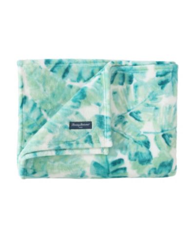 Tommy Bahama Home, ультрамягкий плюшевый флисовый плед, 70" x 50"