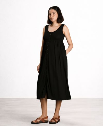Женское платье для беременных и кормления NOM Maternity Ribbed Modal Henley