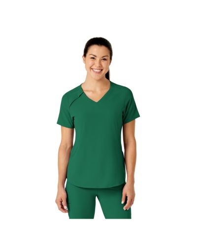 Wink Women's RENEW Zip Accent Scrub Top