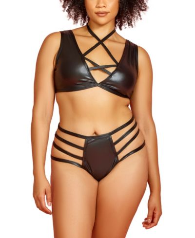 Hauty Plus Size V-Neck Lingerie Set