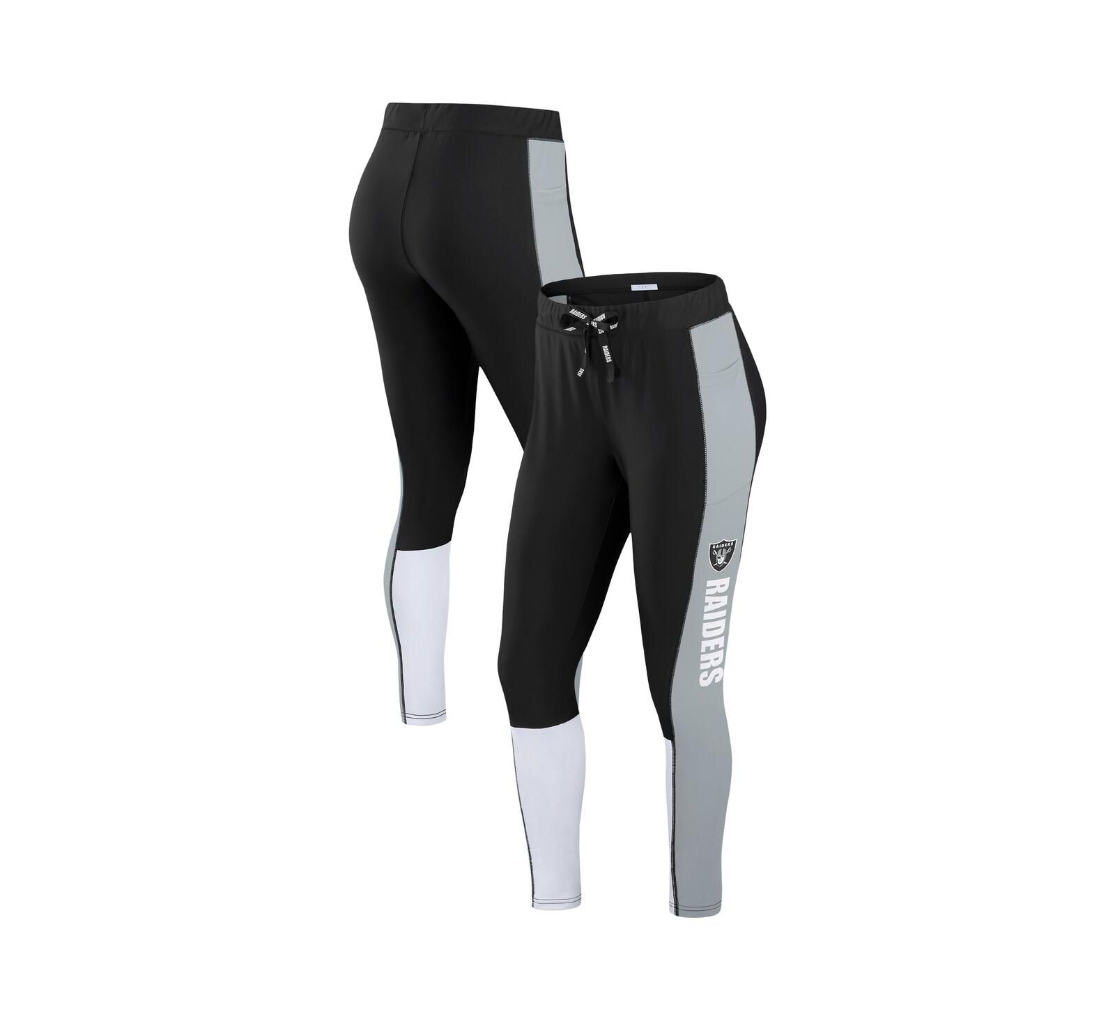 Женские леггинсы WEAR by Erin Andrews Las Vegas Raiders Color-block