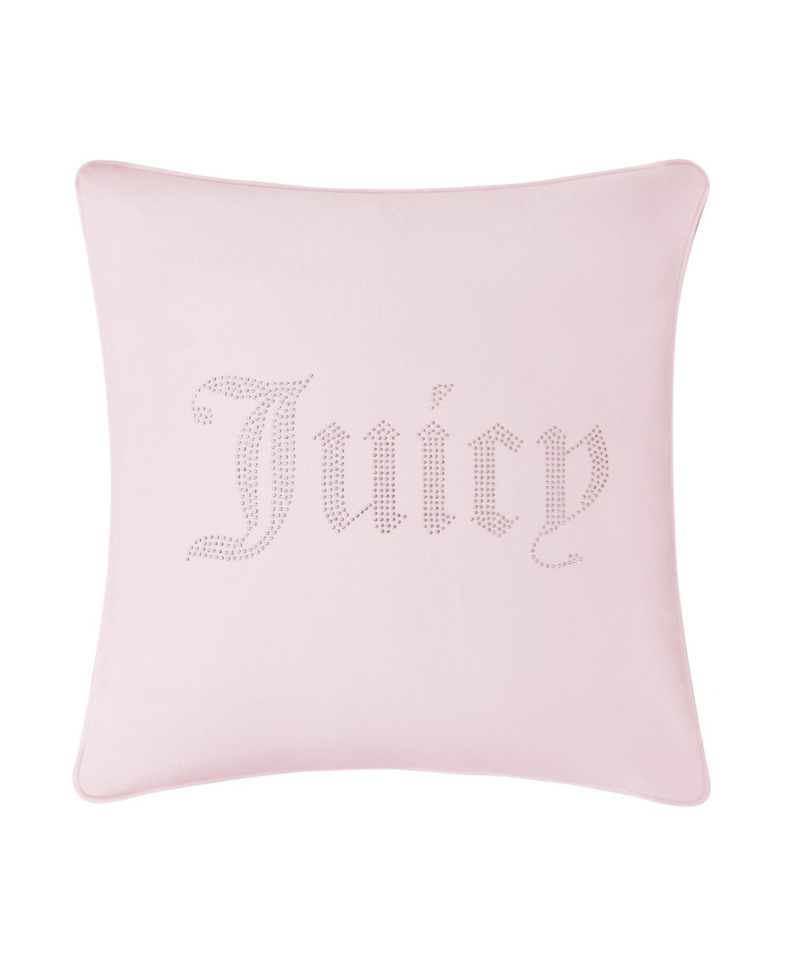 Juicy Couture Rhinestone Logo Decorative Pillow, 20" x 20"