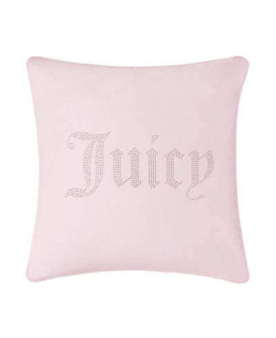 Juicy Couture Декоративная подушка с логотипом из страз 20" x 20"