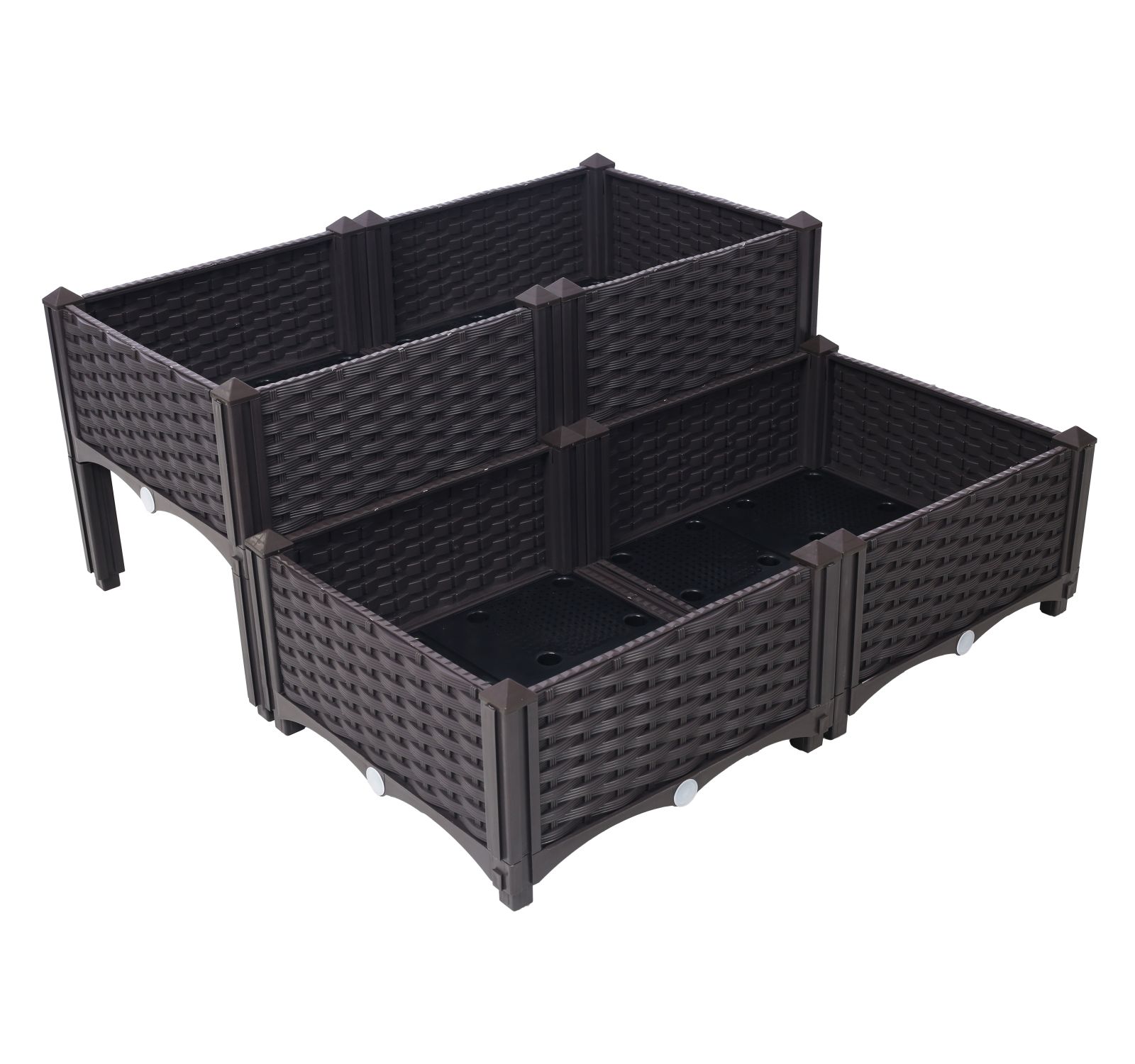 Streamdale Furniture 4 Piece Self-Watering Raised Garden Bed