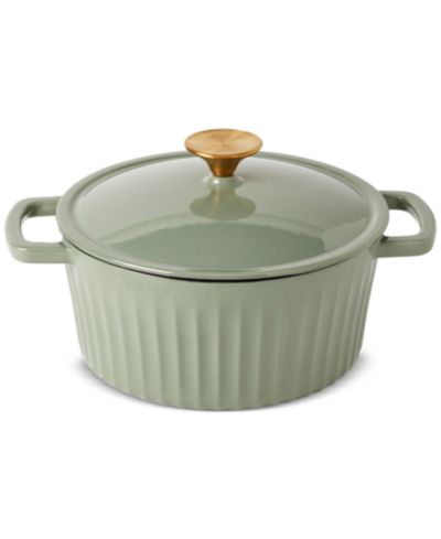 Казан Smith and Clark Sage Green 3-Quart Enameled Cast Iron Dutch Oven