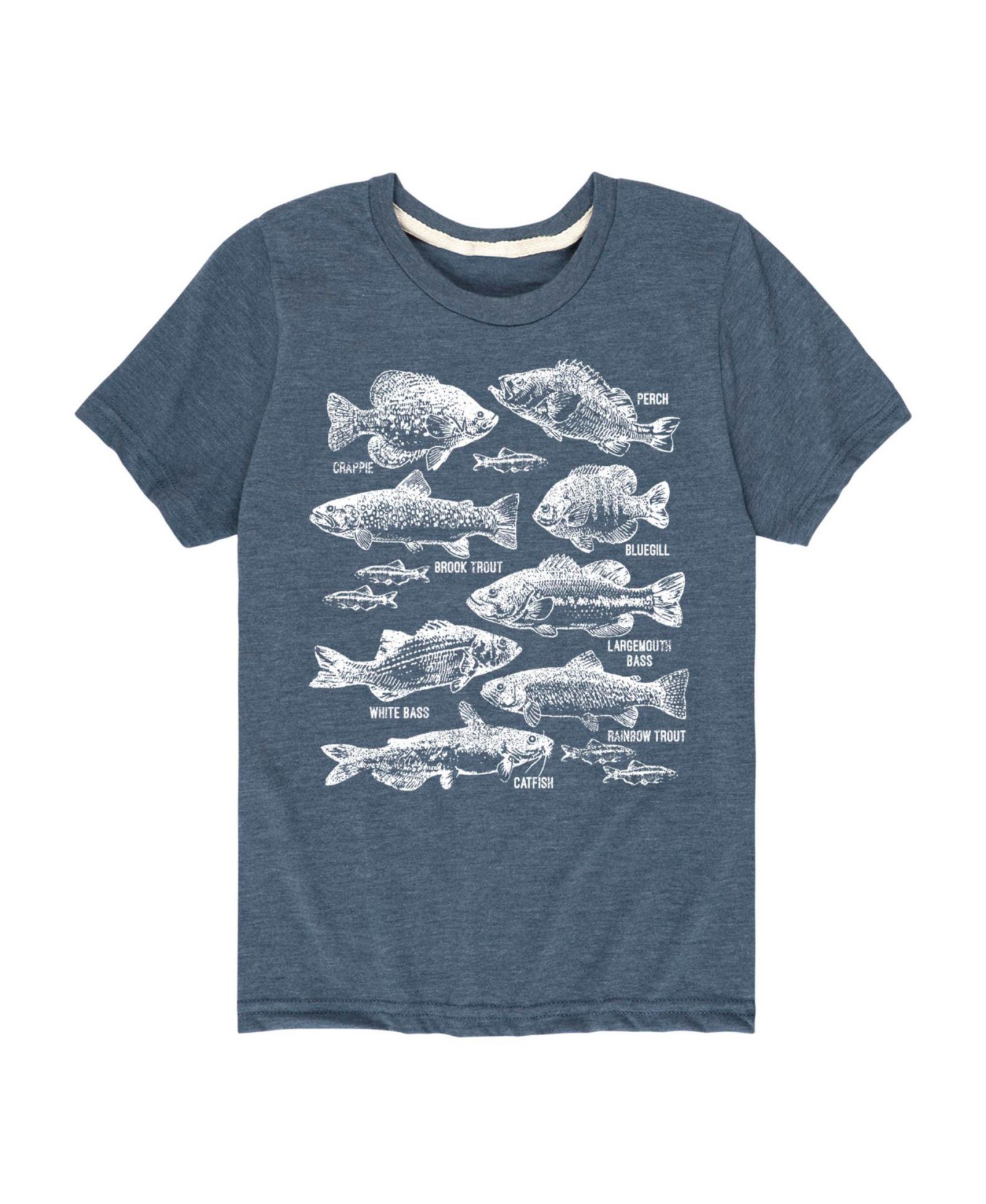 Hybrid футболка Hybrid Big Boys Types Of Fish Graphic Tee