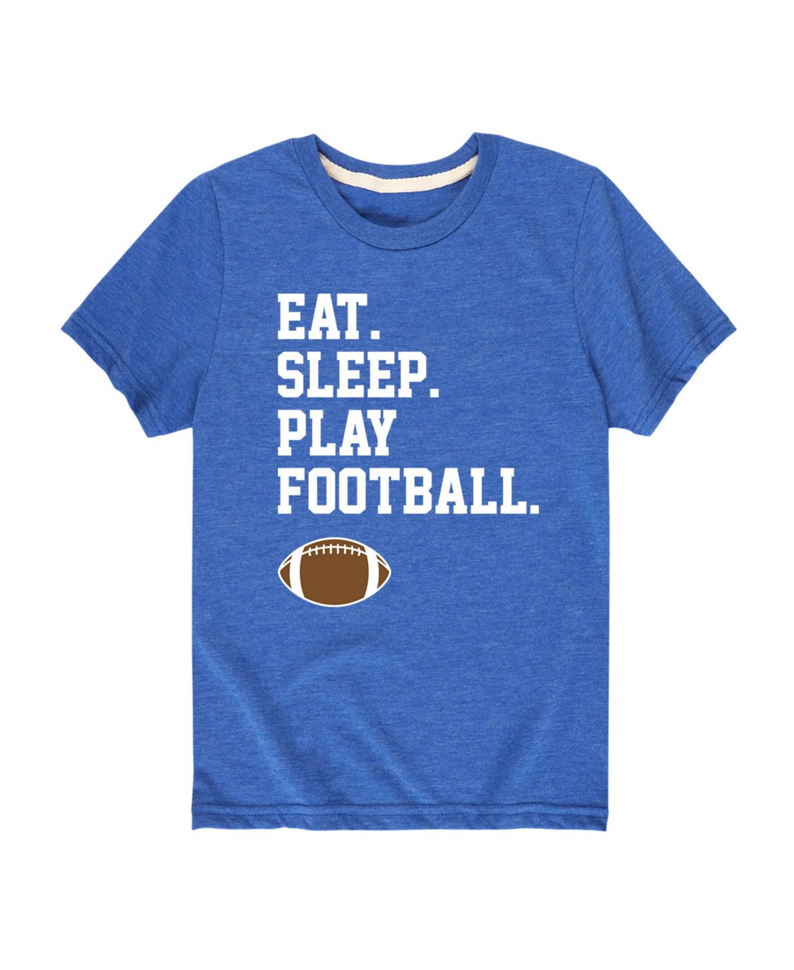 Детская футболка Hybrid Big Boys Eat Sleep Play Football с графическим принтом