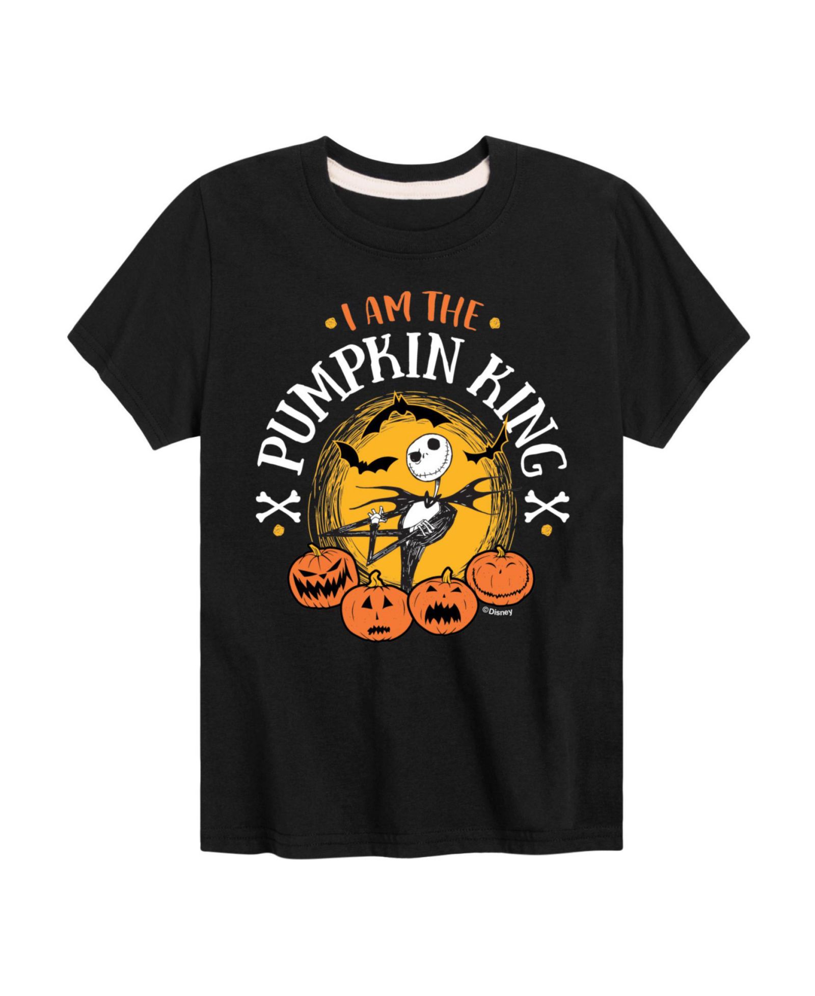 Nightmare Before Christmas Футболка с принтом Pumpkin King для мальчиков