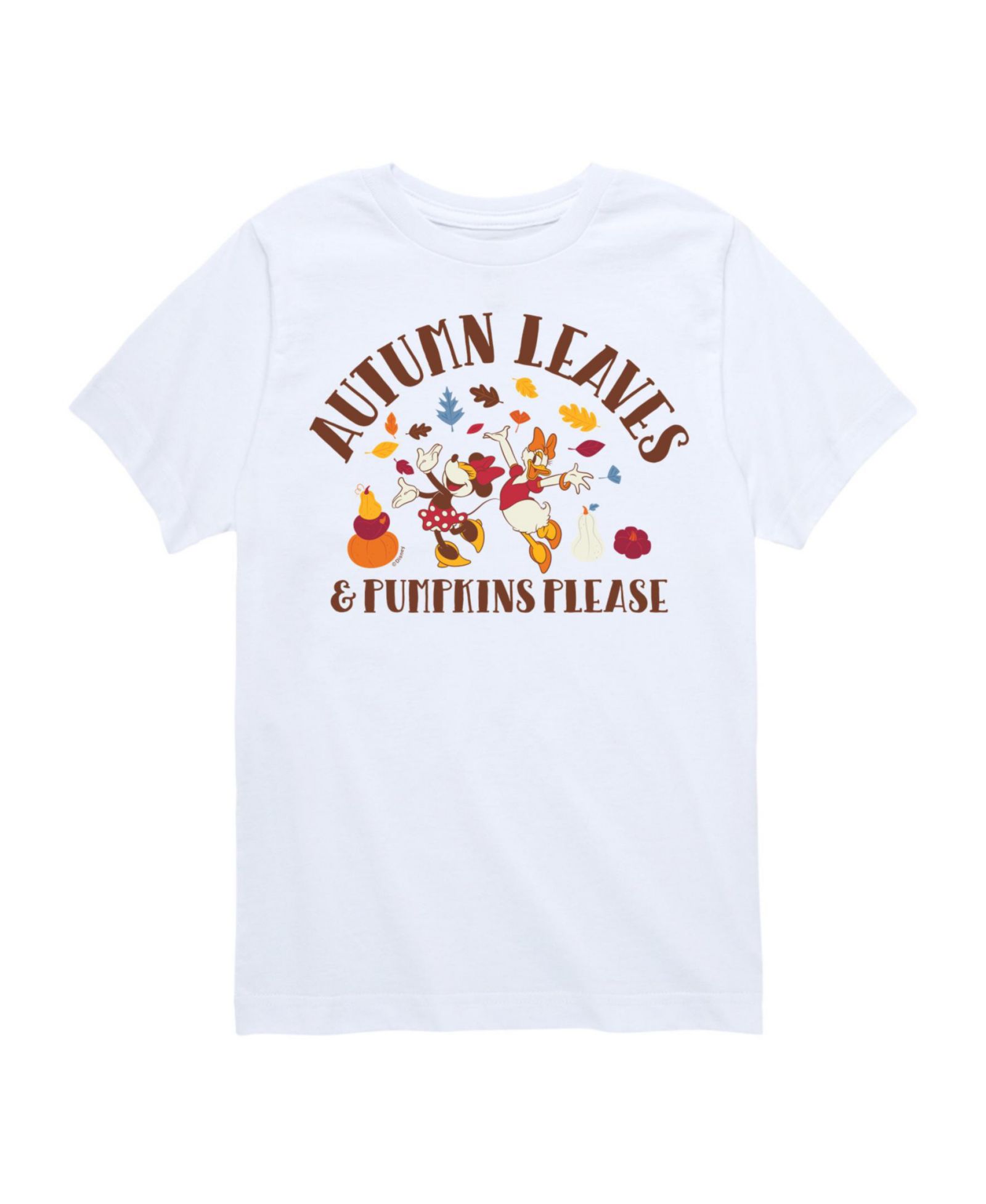 Disney Big Boys Disney Autumn Leaves Graphic Tee