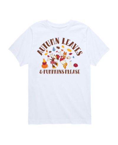 Disney Big Boys Disney Autumn Leaves Graphic Tee