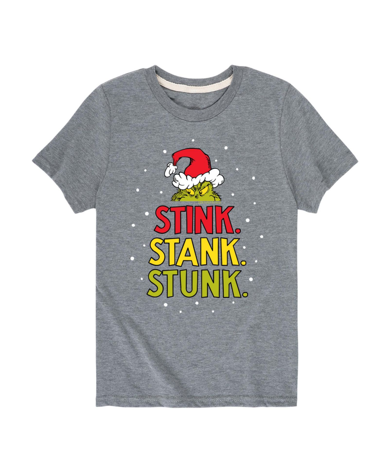The Grinch Big Boys Stink Stank Stunk Graphic Tee