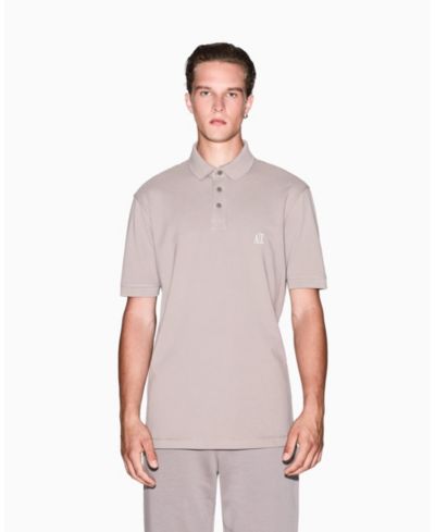 A|X Armani Exchange Мужская рубашка поло из хлопка pique regular fit