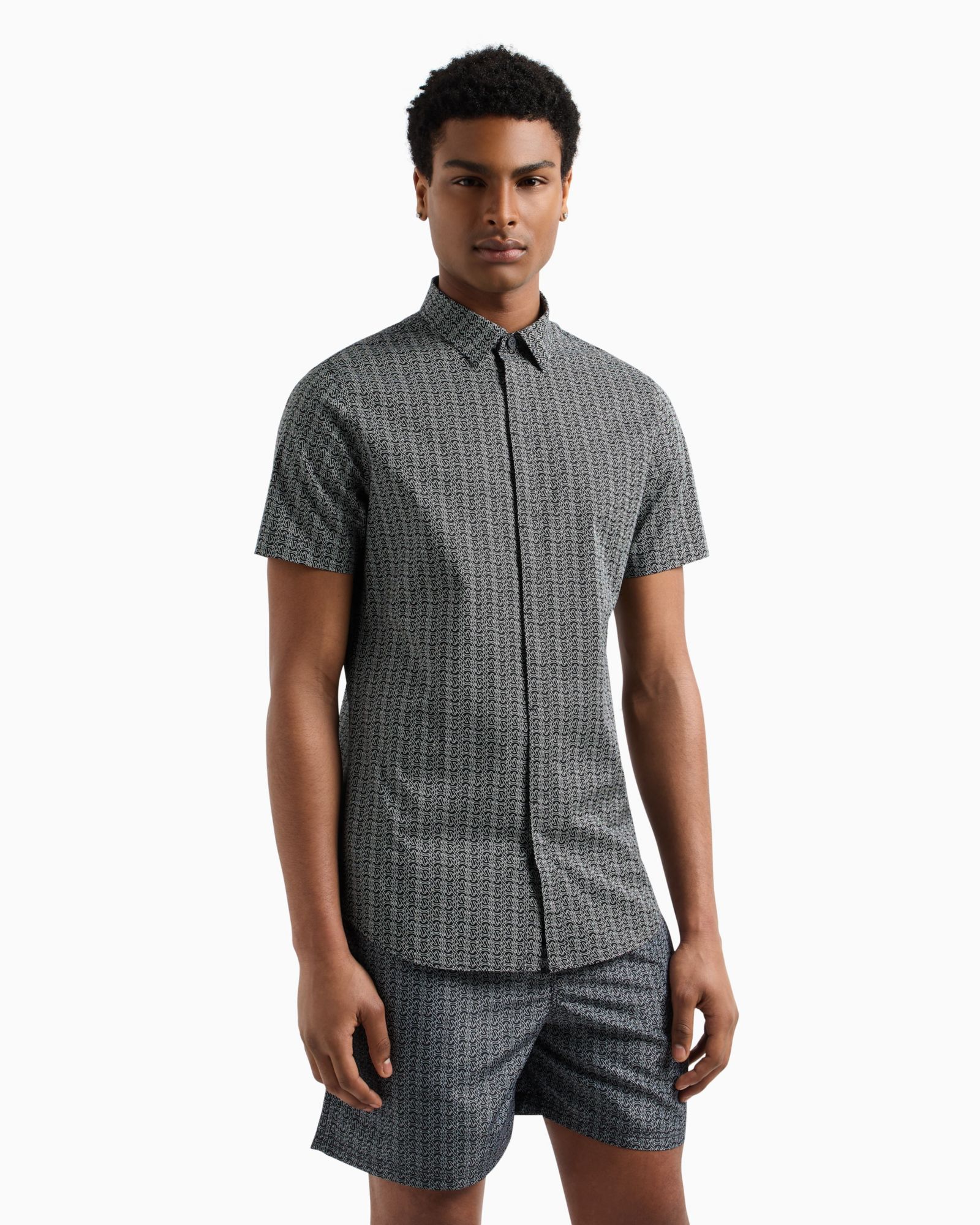 Мужская рубашка A|X Armani Exchange с логотипом AX