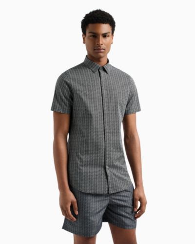 Мужская рубашка A|X Armani Exchange с логотипом AX