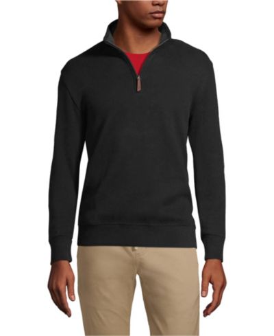 Свитер Lands' End Men's Bedford Rib Quarter Zip Pullover