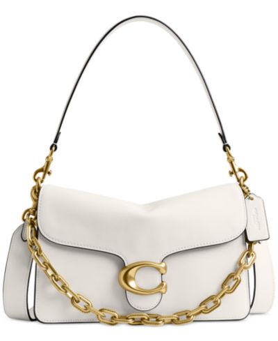 COACH кожаная сумка на плечо Chain Tabby Medium