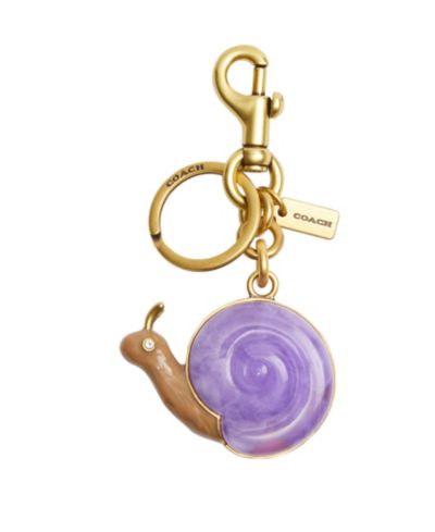 Брелок COACH Snail Bag Charm