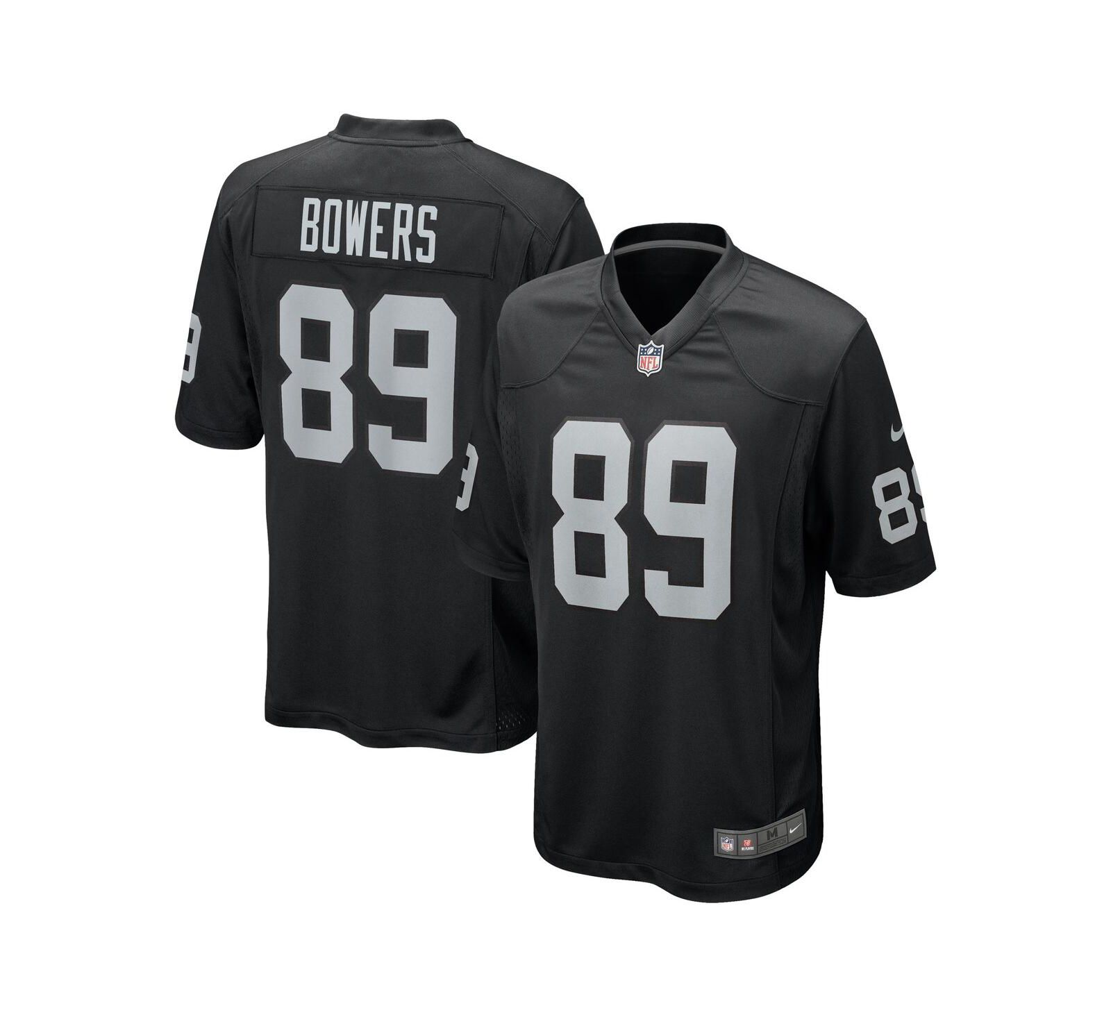 Nike Men's Brock Bowers Black Las Vegas Raiders Player Game Jersey