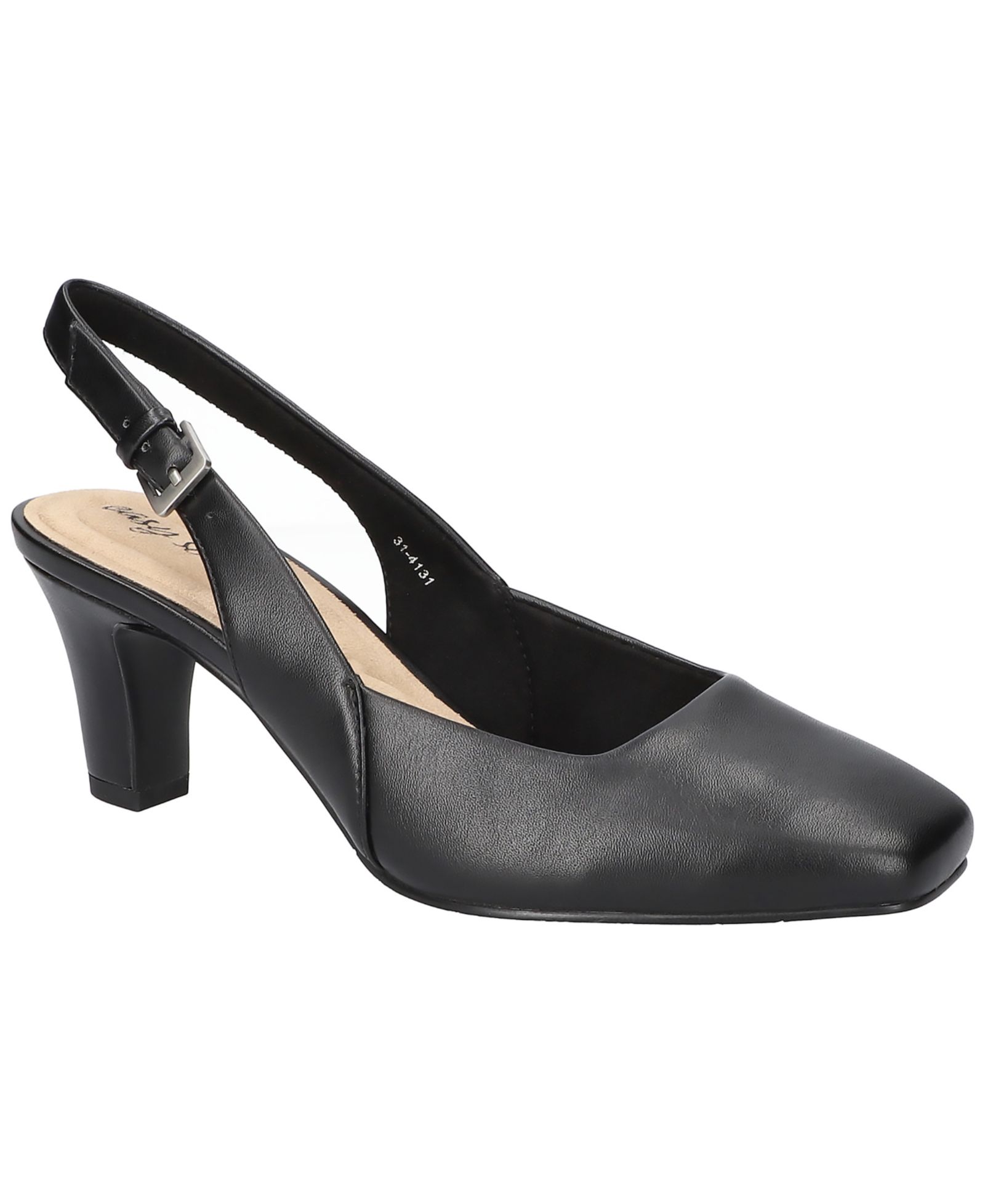 Easy Street Ritsa Square Toe Slingback Pumps