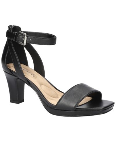 Easy Street Ro Square Toe Heeled Sandals