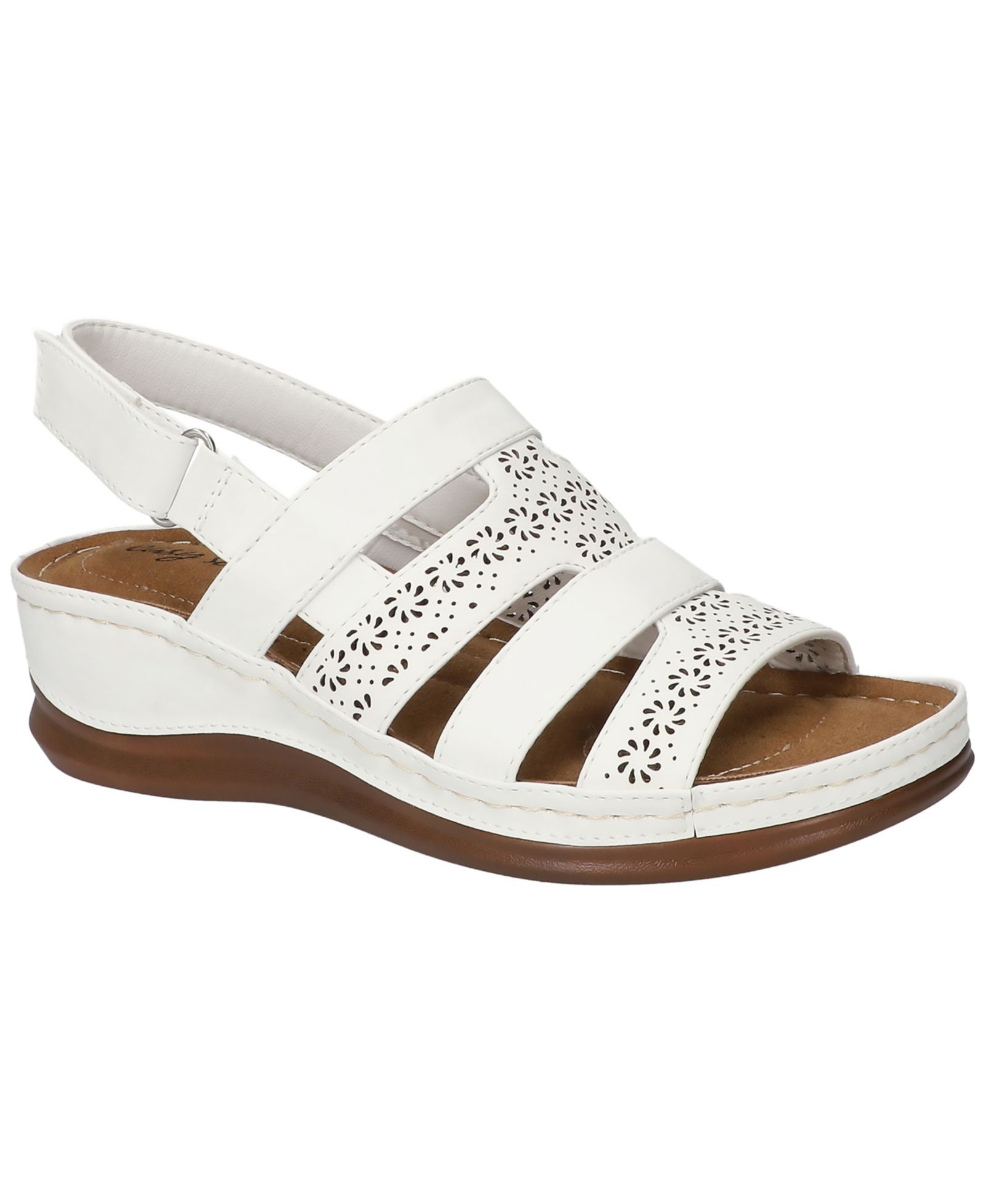 Easy Street Women's Alexi Slingback Wedge Sandals