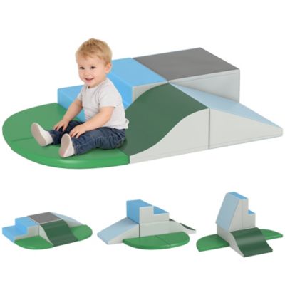Qaba 6-Pieces Foam Climbing Blocks для детей 1-3 лет, ассорти
