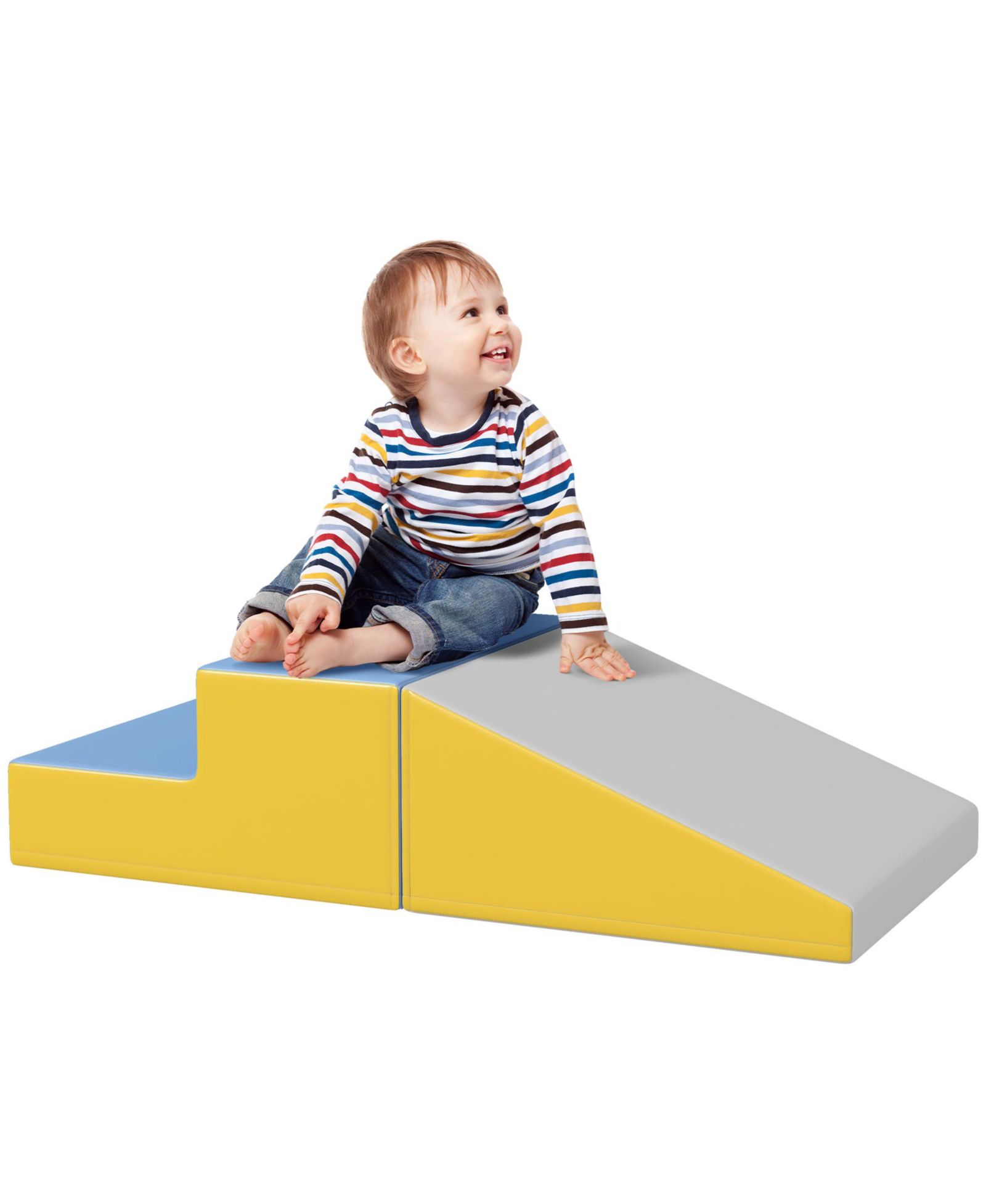 Soozier 2 Piece Plush Soft Kids Playset to Climb and Crawl, Contemporary