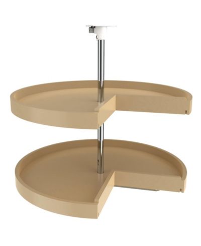 Rev-A-Shelf Lazy Susan 28'' полимерная, 2 полки, Almond, 6942-28-15-52