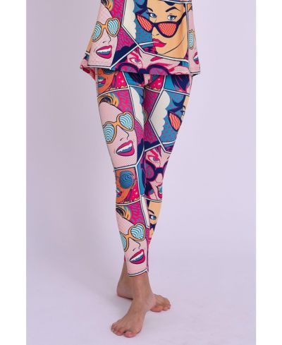 Женские леггинсы OOSC Clothing Baselayer Comic Book Candy
