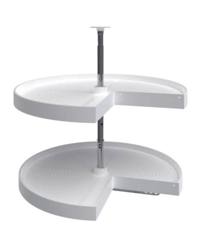 Полка-вращатель Rev-A-Shelf Lazy Susan, белая