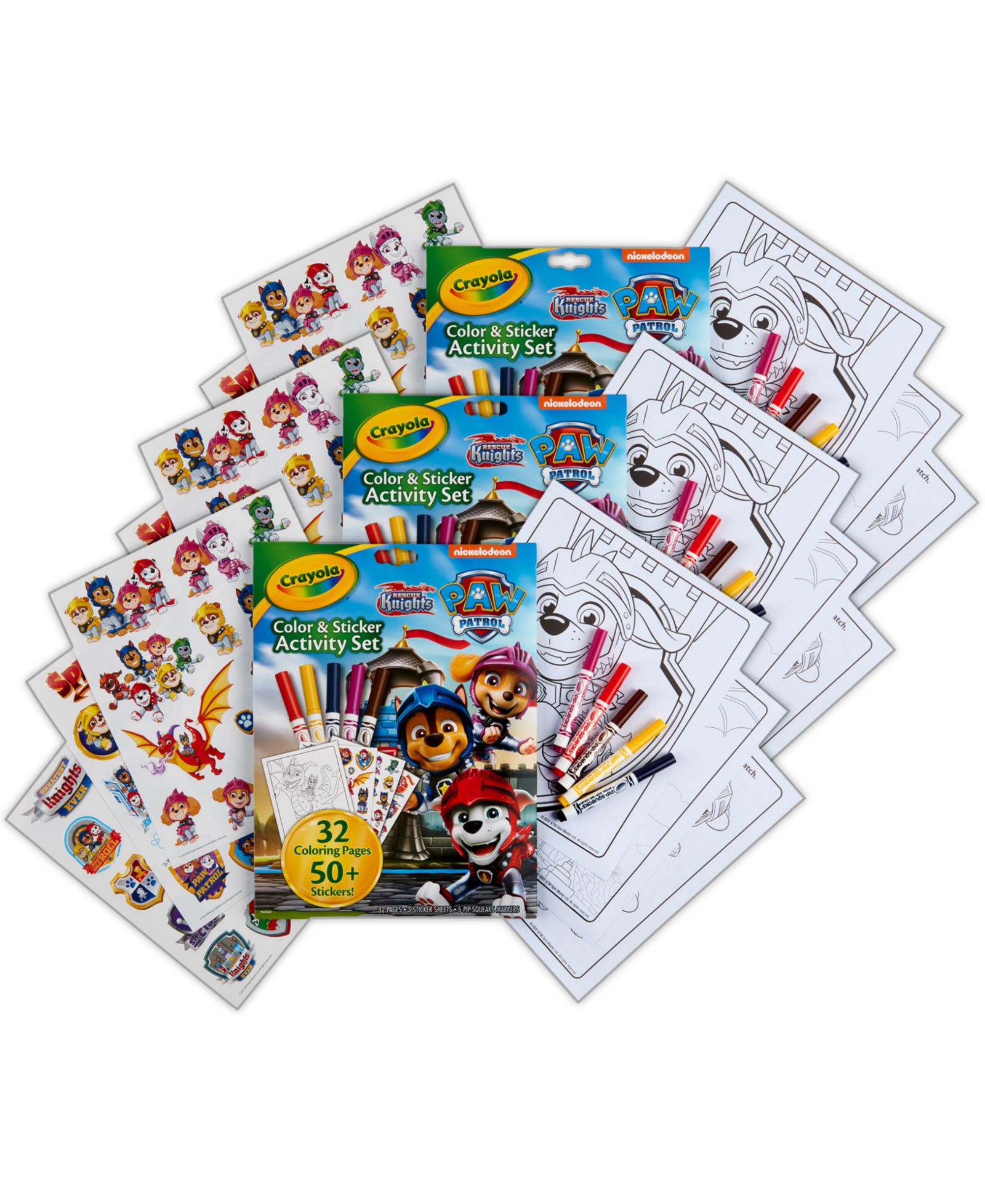 Crayola набор наклеек Paw Patrol, 3 шт.