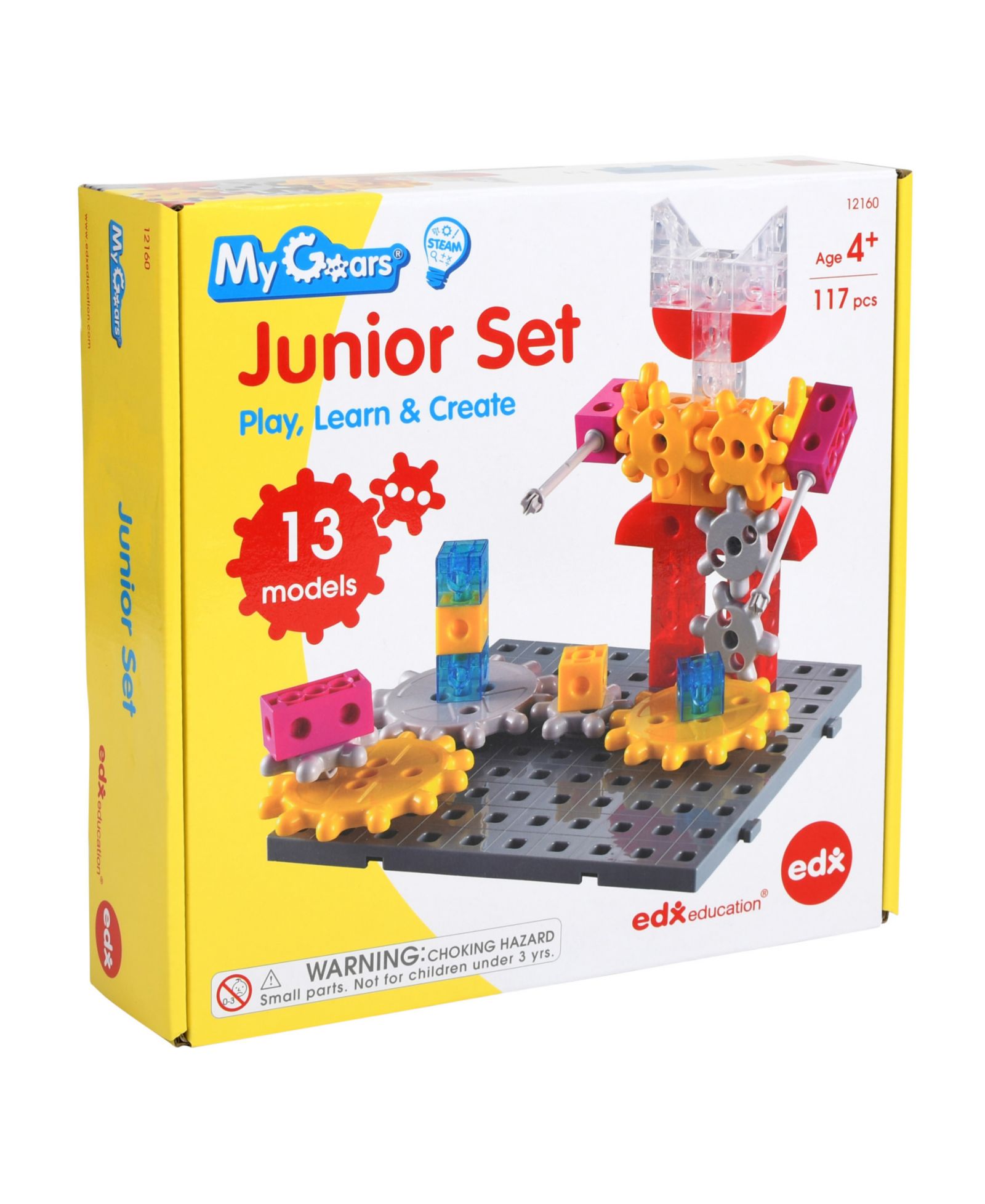 edxeducation набор My Gears Junior, 117 деталей