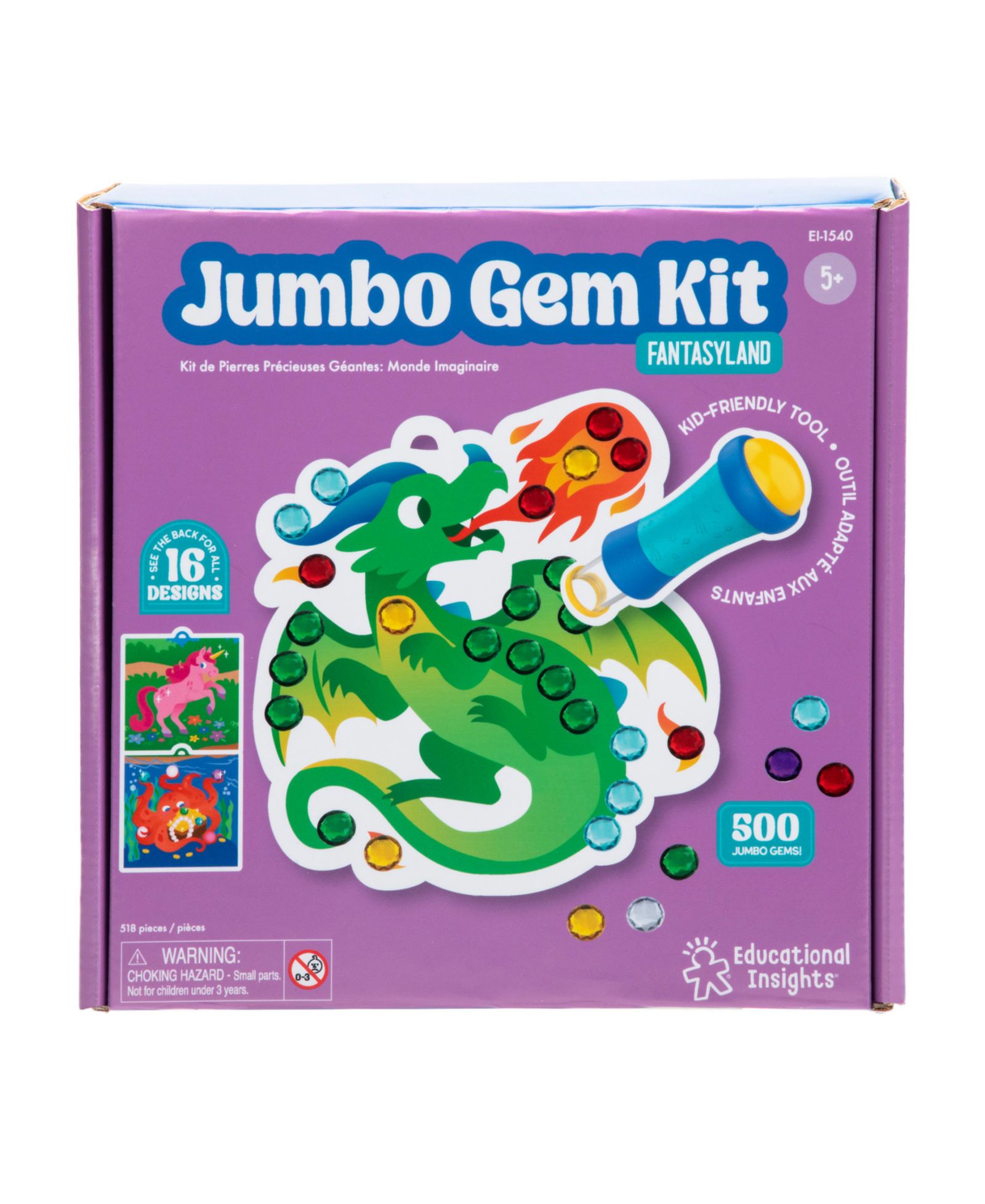 Набор Educational Insights Jumbo Gem Popper Kit