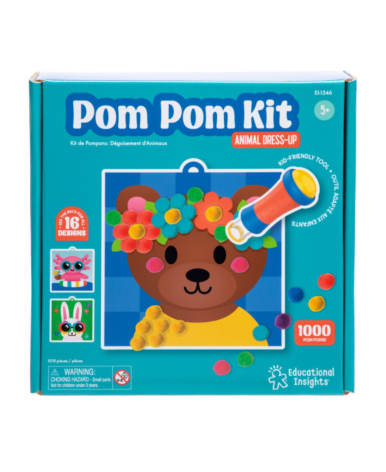 Образовательный набор Pom Pom Popper Kit от Educational Insights