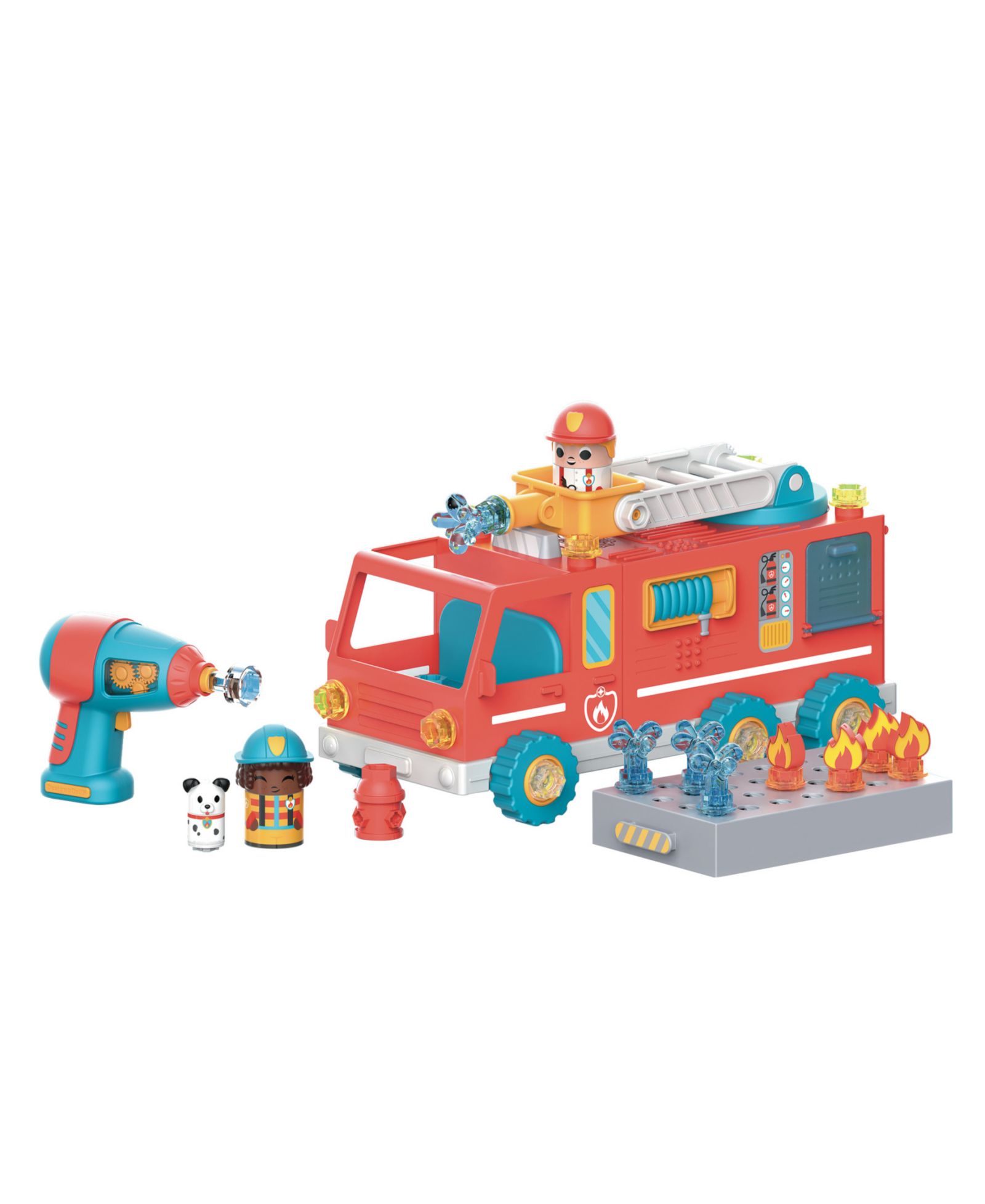 Развивающая игрушка Educational Insights Design Drill Bolt Buddies Fire Truck