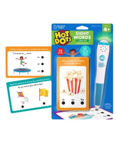 Educational Insights Hot Dots Sight Word Interactive Card Set, Ages 4+