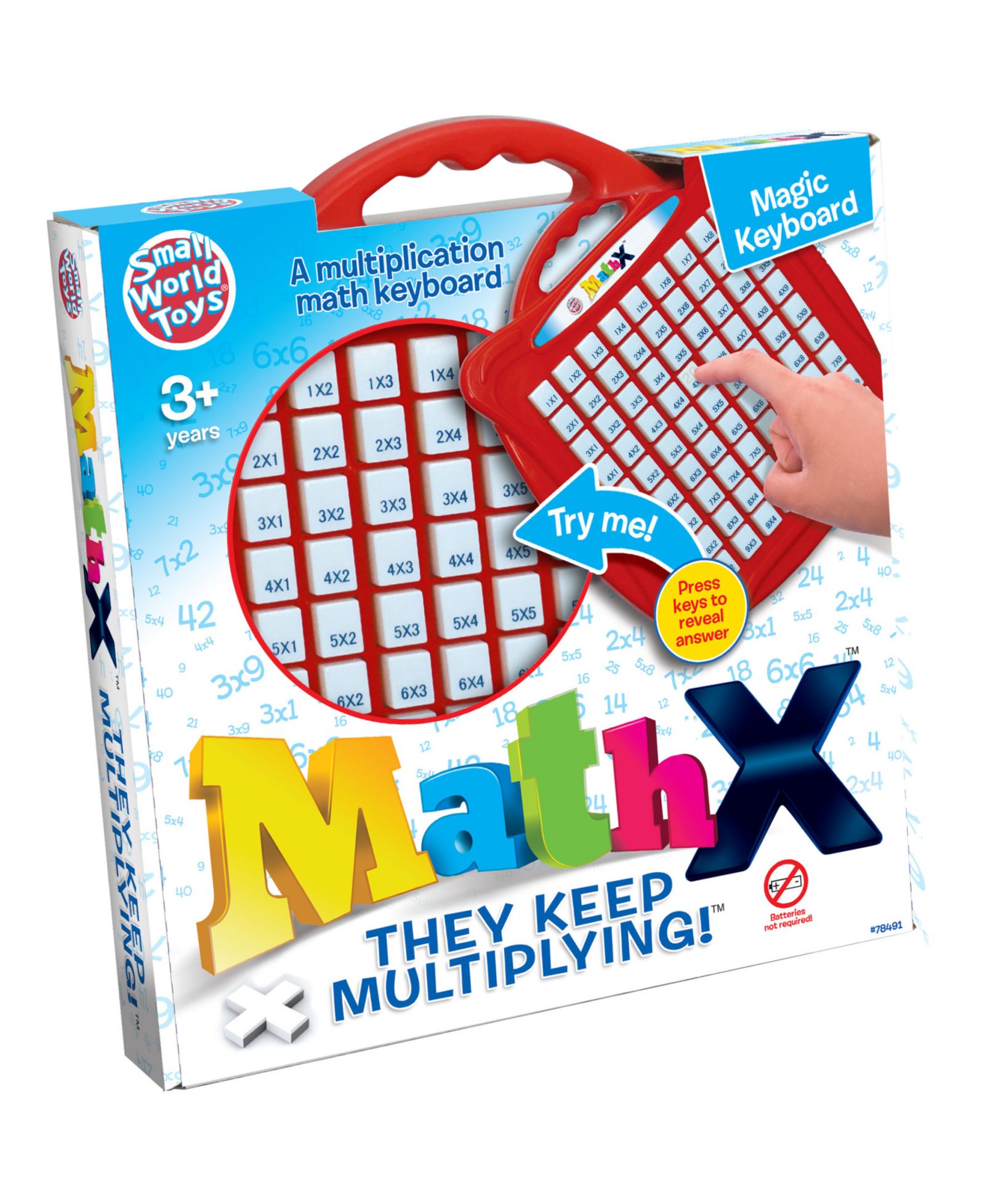 Small World Toys Игровая клавиатура They Keep Multiplying Math