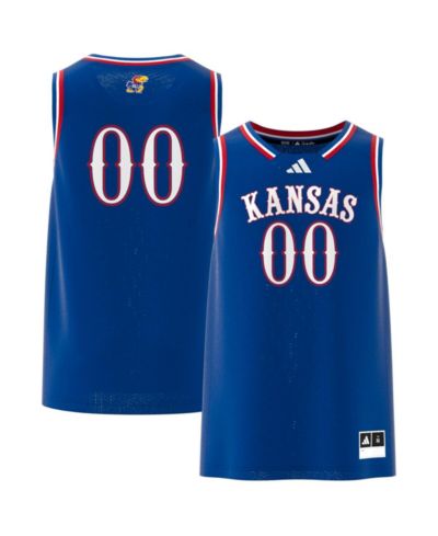 Мужская джерси Adidas 00 Royal Kansas Jayhawks Swingman