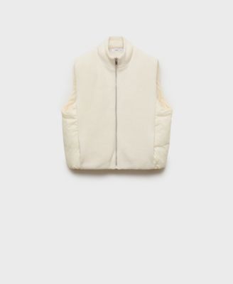 Женский вязаной жилет Mango Contrasting