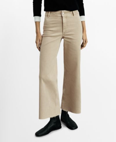 Женские джинсы Mango Catherin Culotte с высокой посадкой