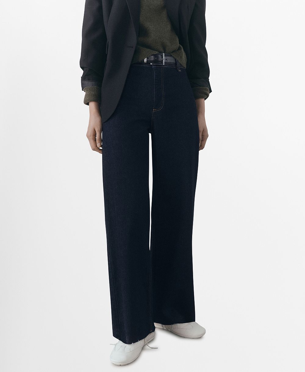 Женские джинсы Mango Catherin Culotte с высокой посадкой