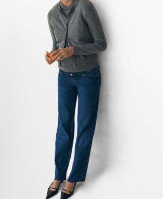 Mango Women's Maternity Wide Leg Jeans