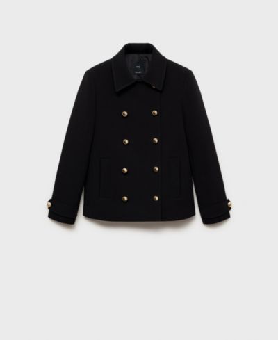 Mango Women's Lapels Double-Breasted Jacket