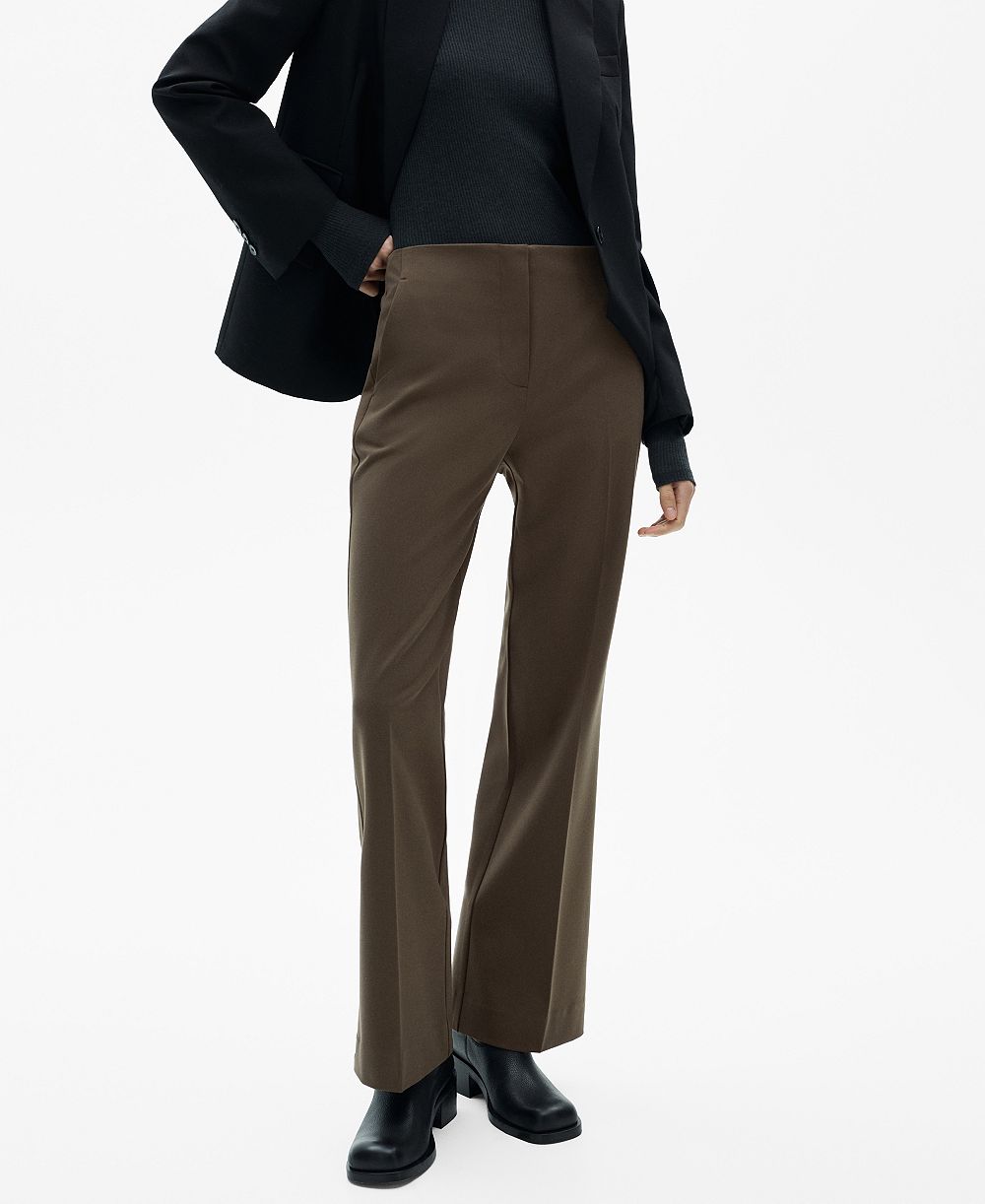 Женские брюки Mango Mid-Rise Flared