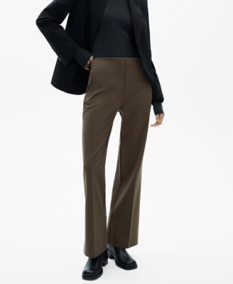 Женские брюки Mango Mid-Rise Flared