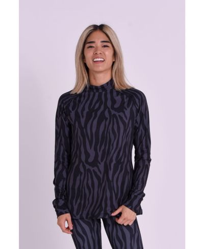 OOSC Clothing Women's Baselayer Top - Black Tiger