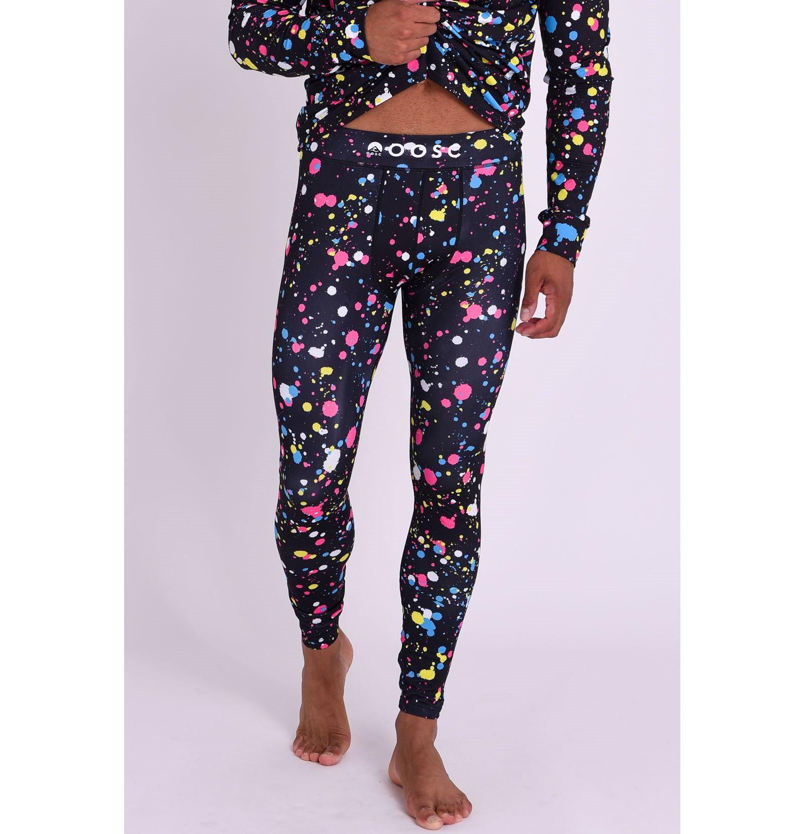 OOSC Men's Baselayer Pant - Catalina Wine Mixer