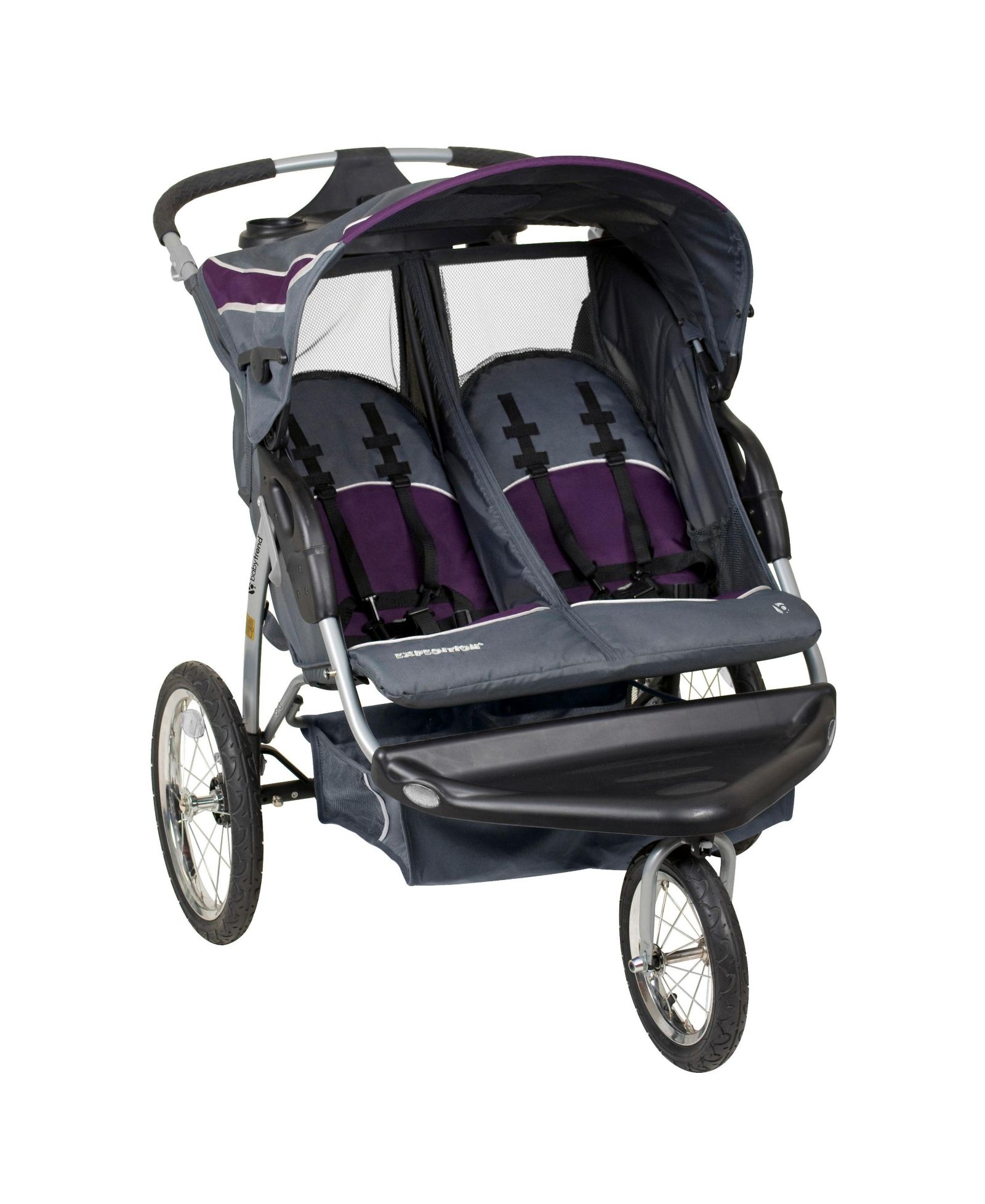 Детская двойная прогулочная коляска Baby Trend Expedition